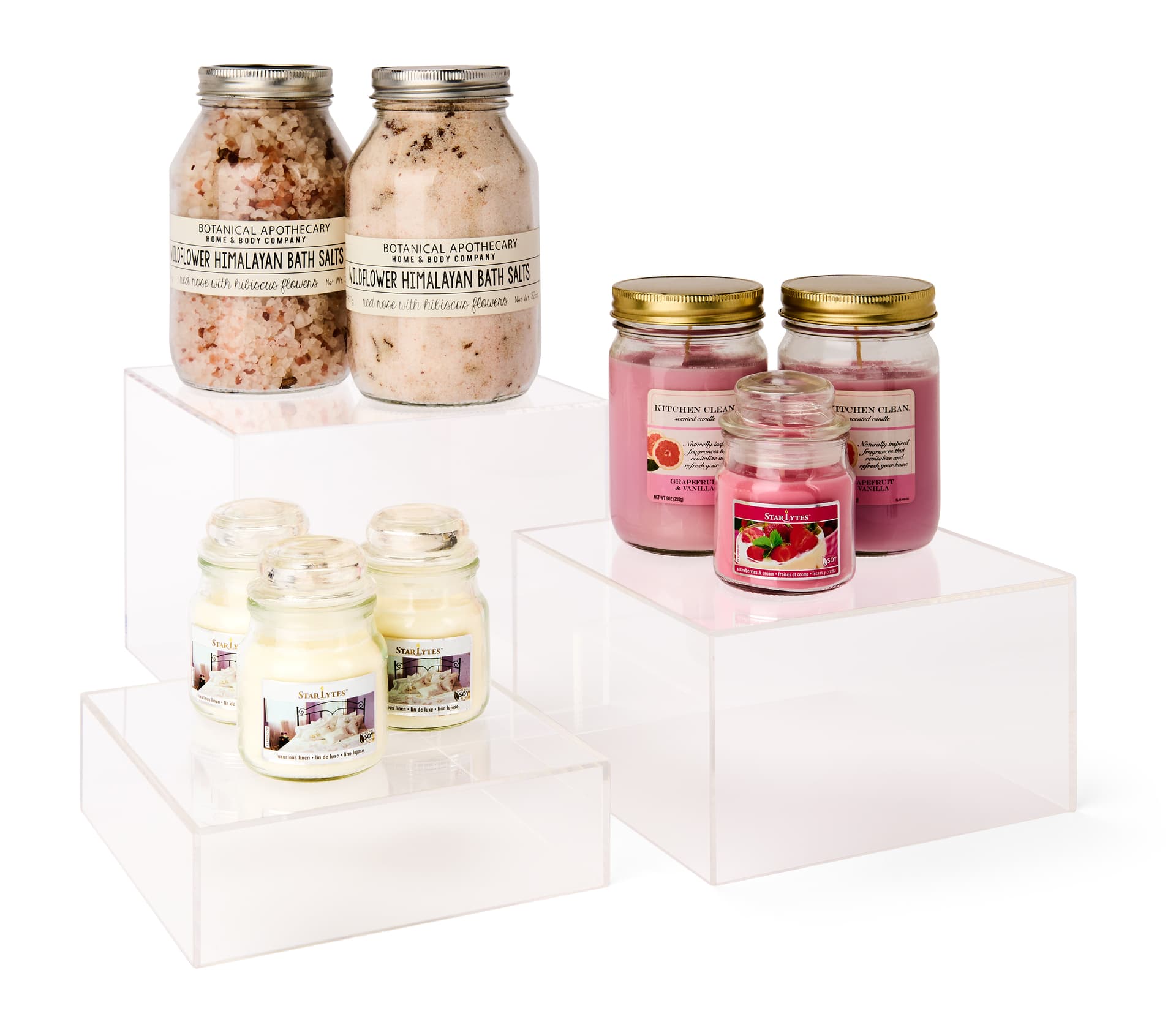 Clear Acrylic Cubes with Multi-Functionality Design 
