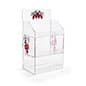 Countertop Acrylic Display with Custom Print, 3 Tiers - Clear