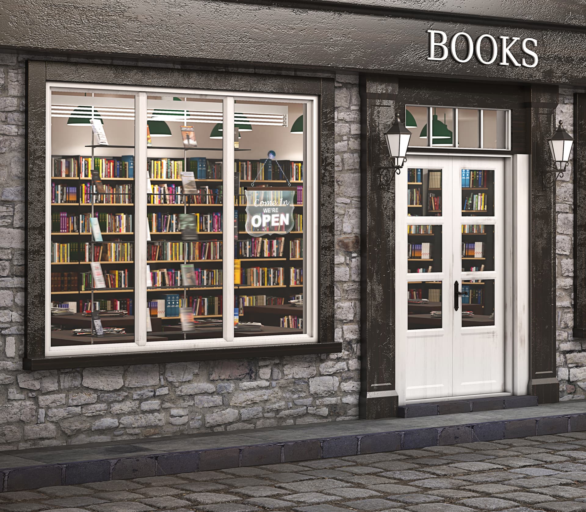 Edge lit open signage with light emitting acrylic material