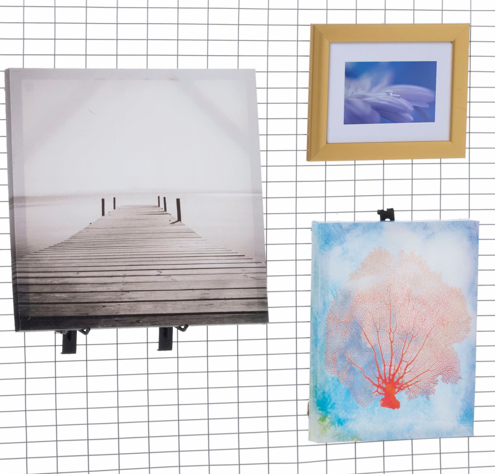 Double-Sided Wire Art Grid Panels