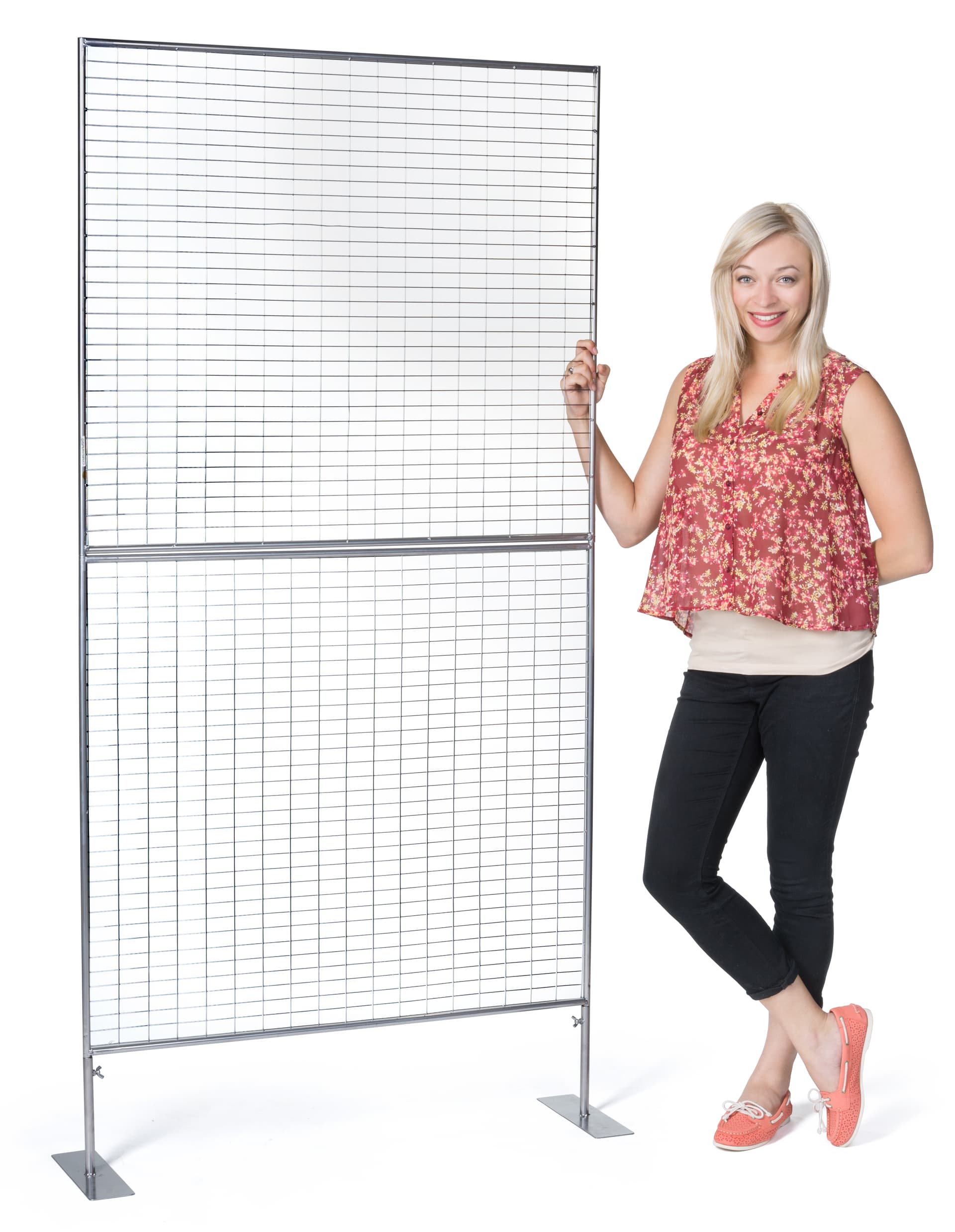 45"w x 75"h x 45"d Wire Art Display Panels
