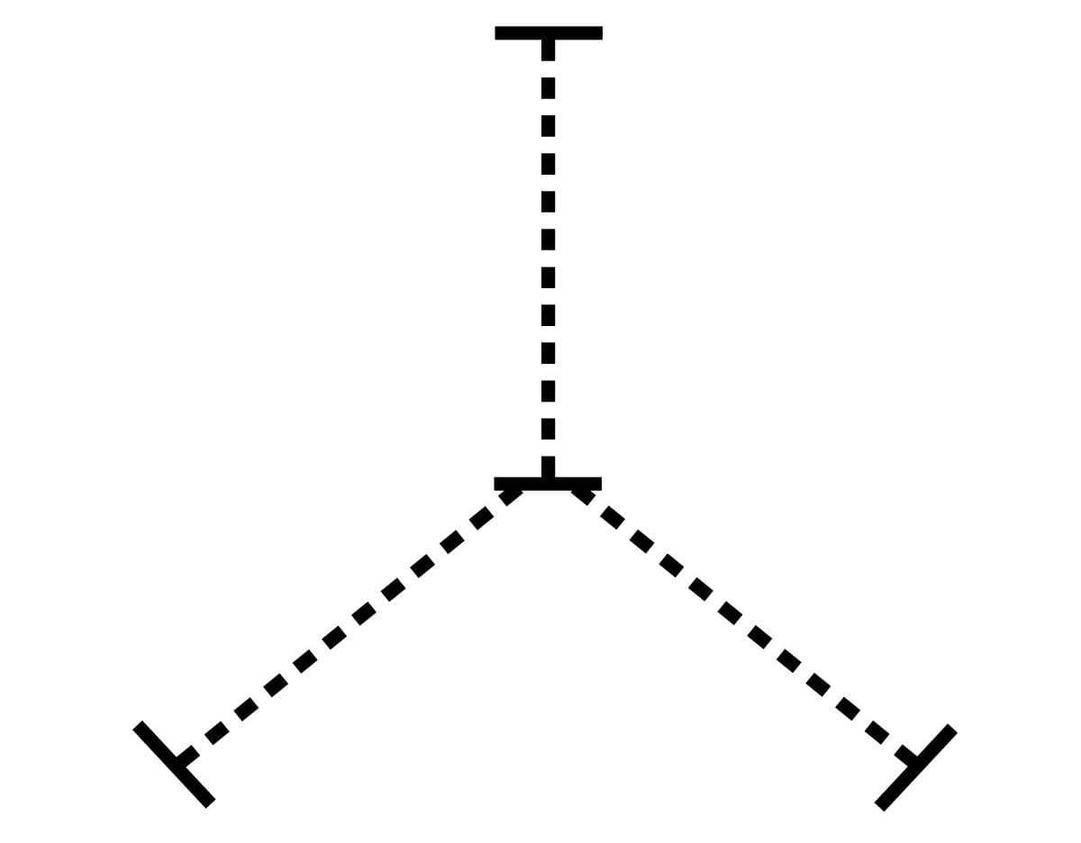Unique “Y” Shaped Art Display Grid