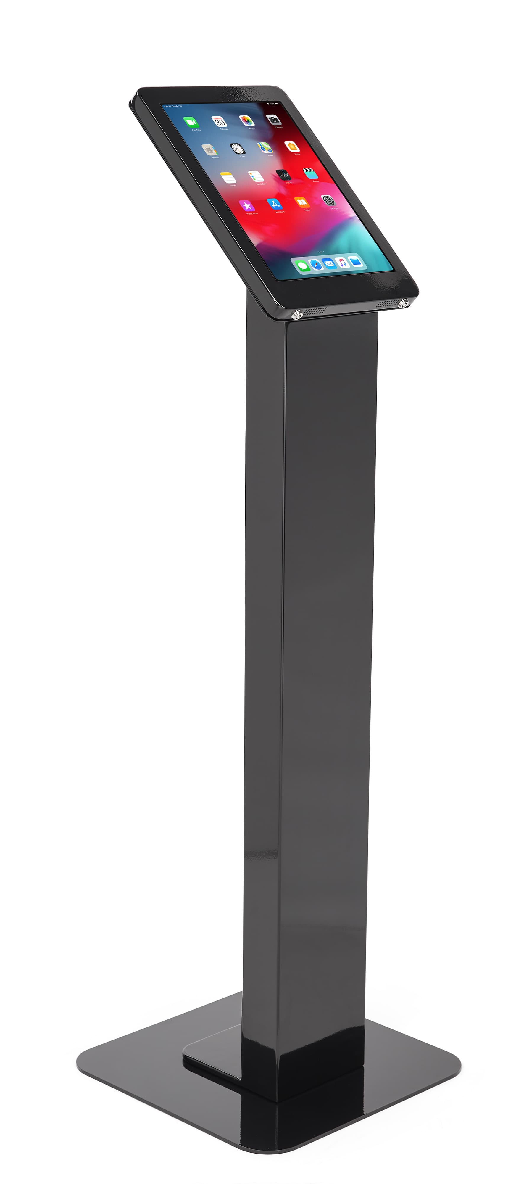 This iPad pro 12.9 holder has a viewing area of 7.87" x 10.73"