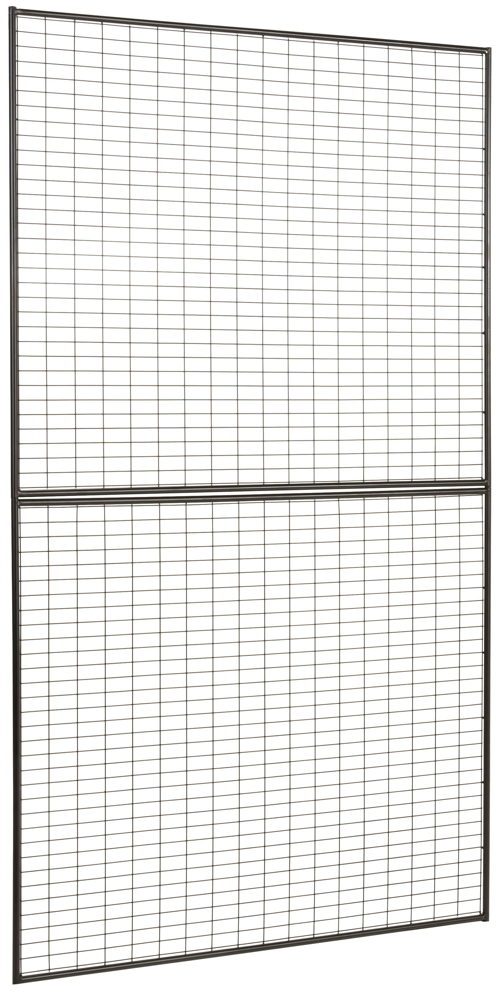 73 inch tall black art display grid 