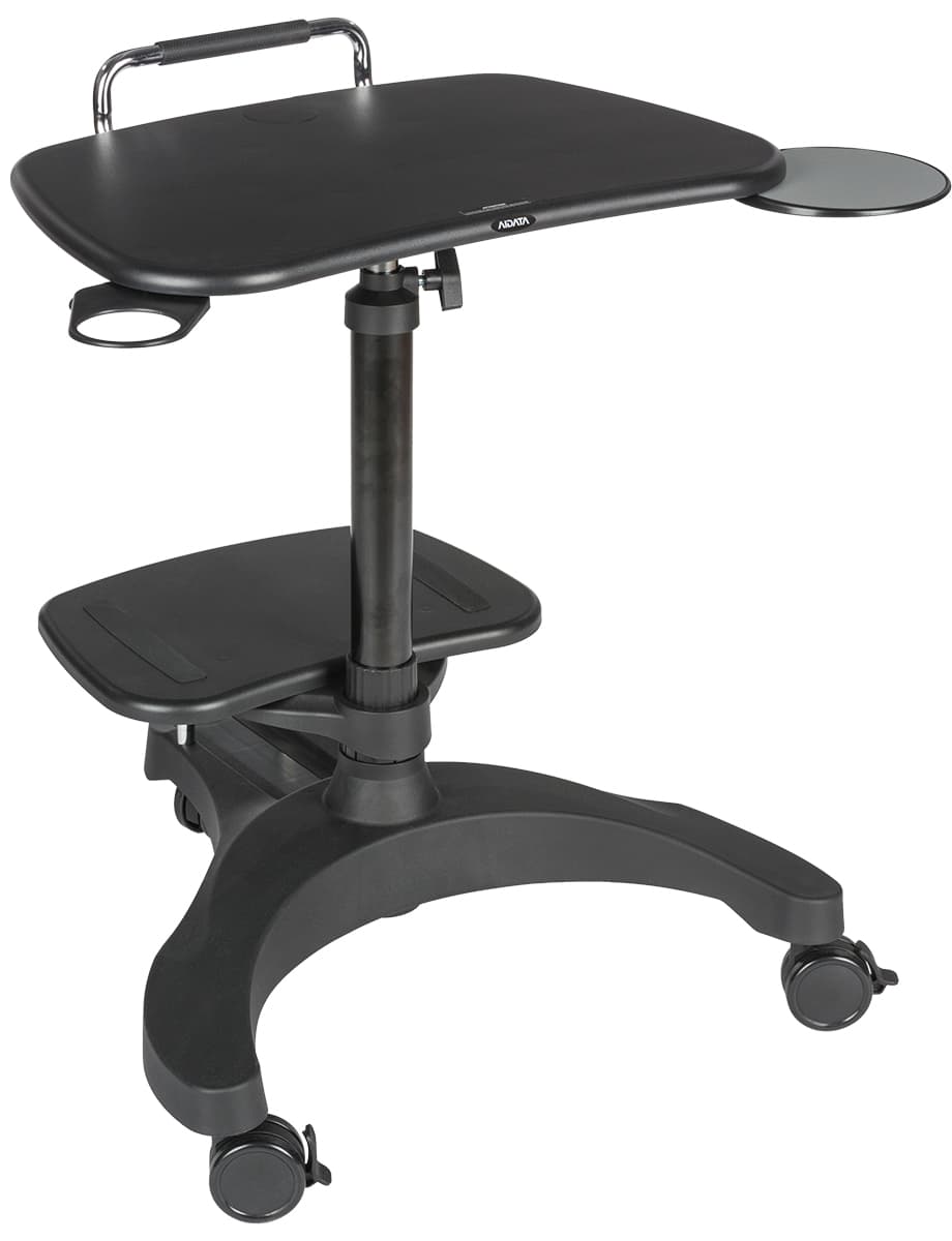 Mobile Laptop Workstation Made with ABS Plastic