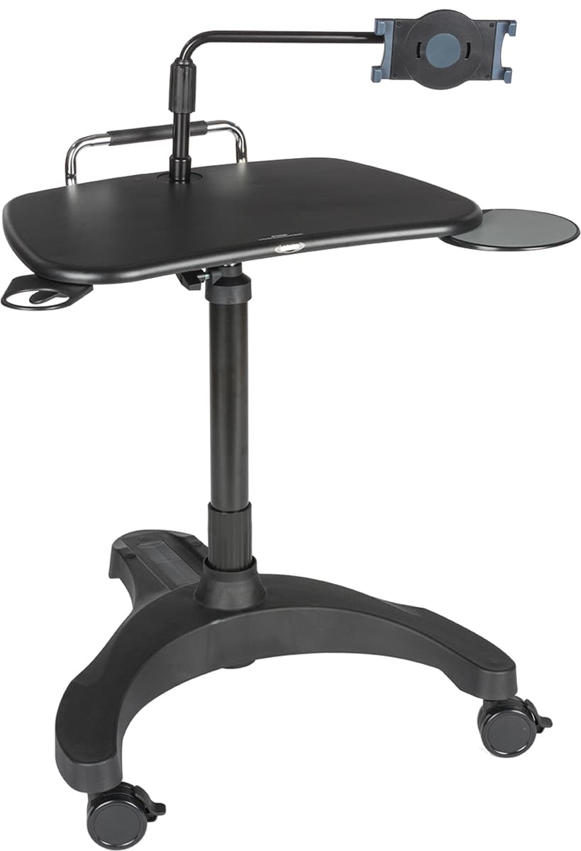 Rolling iPad Workstation with 3 Casters