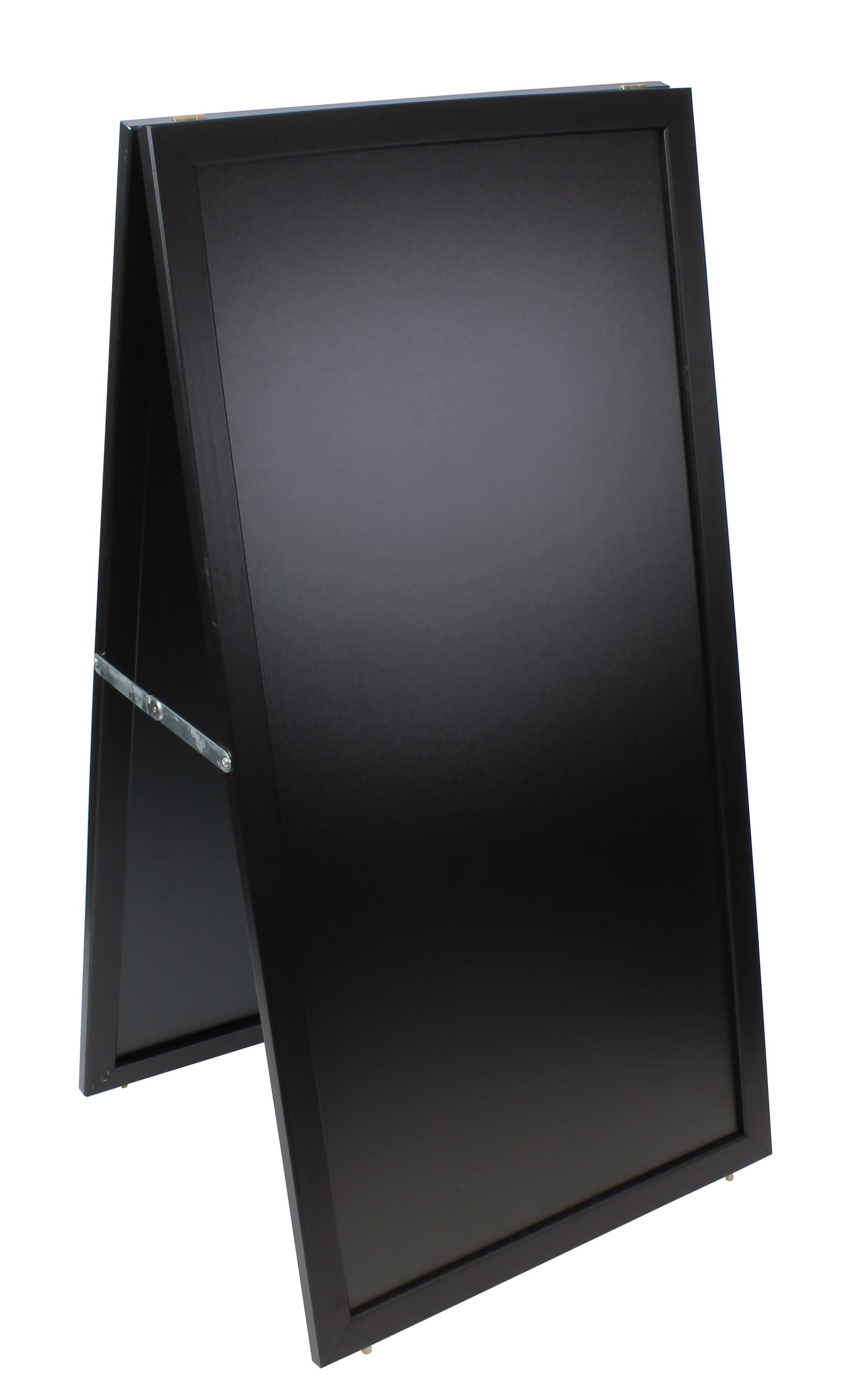 Wooden a-frame sign with write-on surface