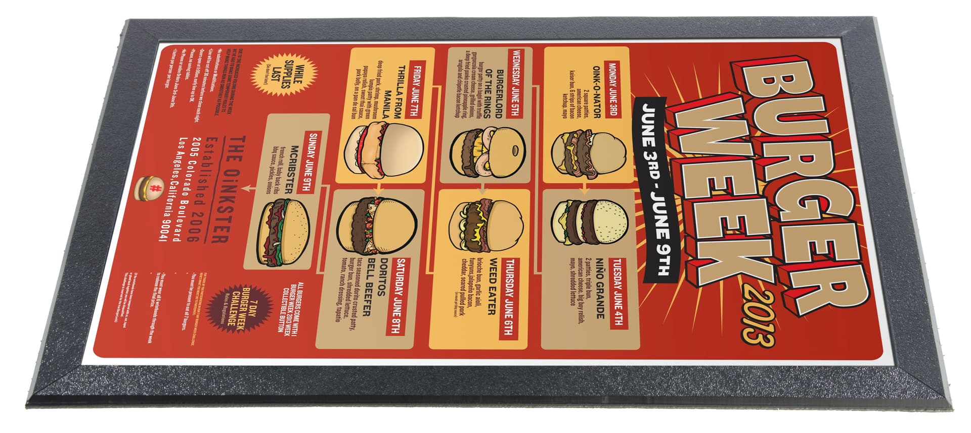 Logo Counter Mat