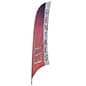 Custom Feather Flag with Ground Spike, Full Color Digital Printing - Multiple Sizes