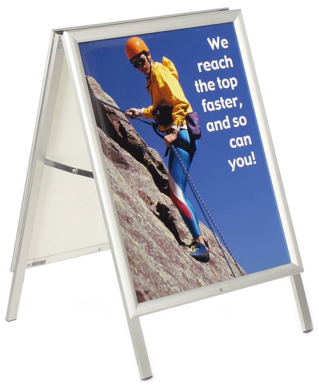 Portable A-Frame Sign with Snap Frame