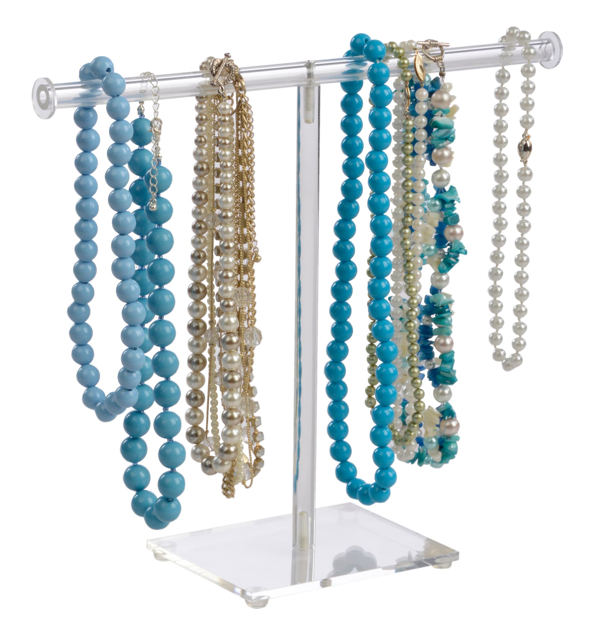 T Bar Necklace Display