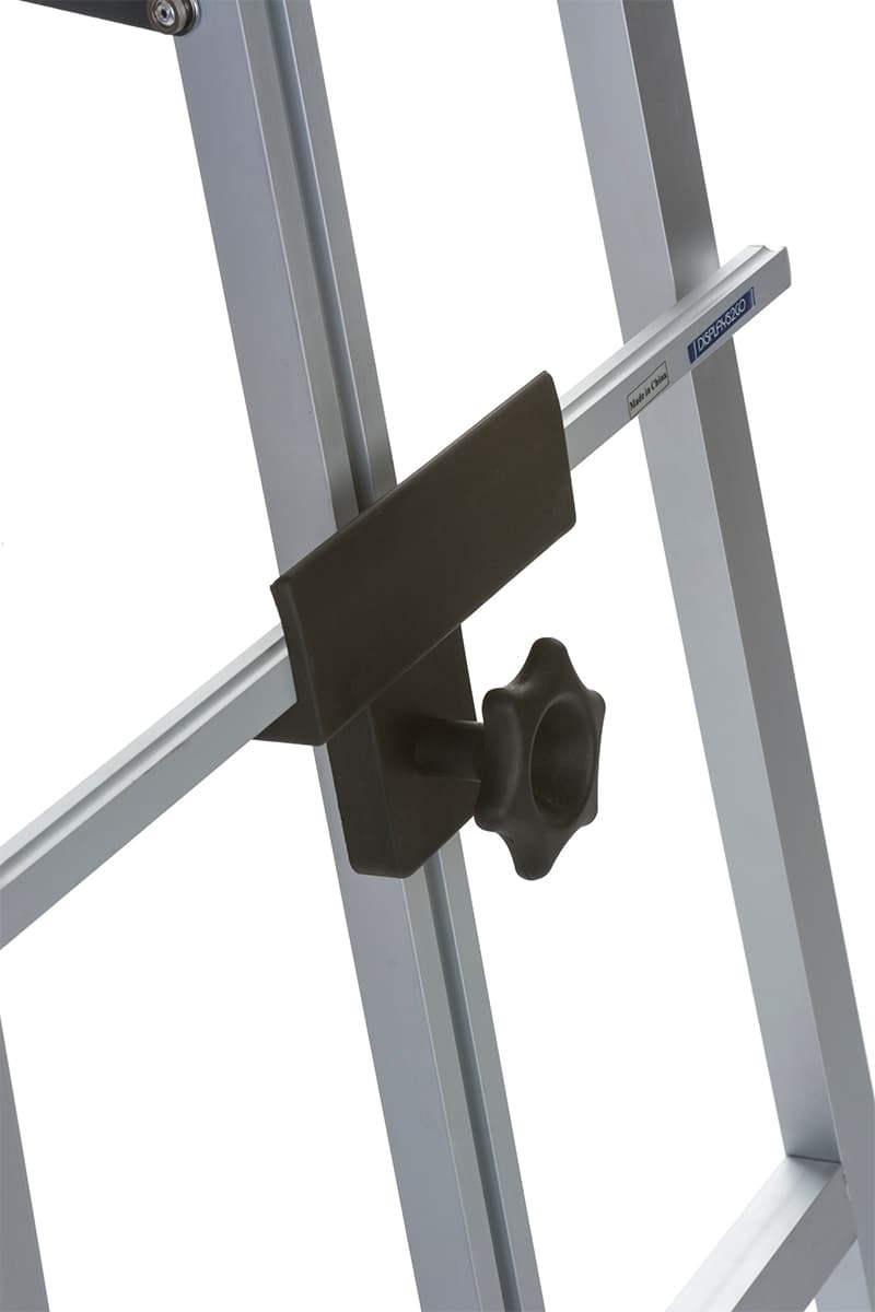 Silver Folding Metal Easel With Heavy Duty Aluminum