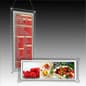 Acrylic Backlit Sign Frame for Wall or Window, LED Illuminated - Clear