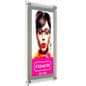 Acrylic Countertop Backlit LED Sign Frame, Slanted Design - Clear