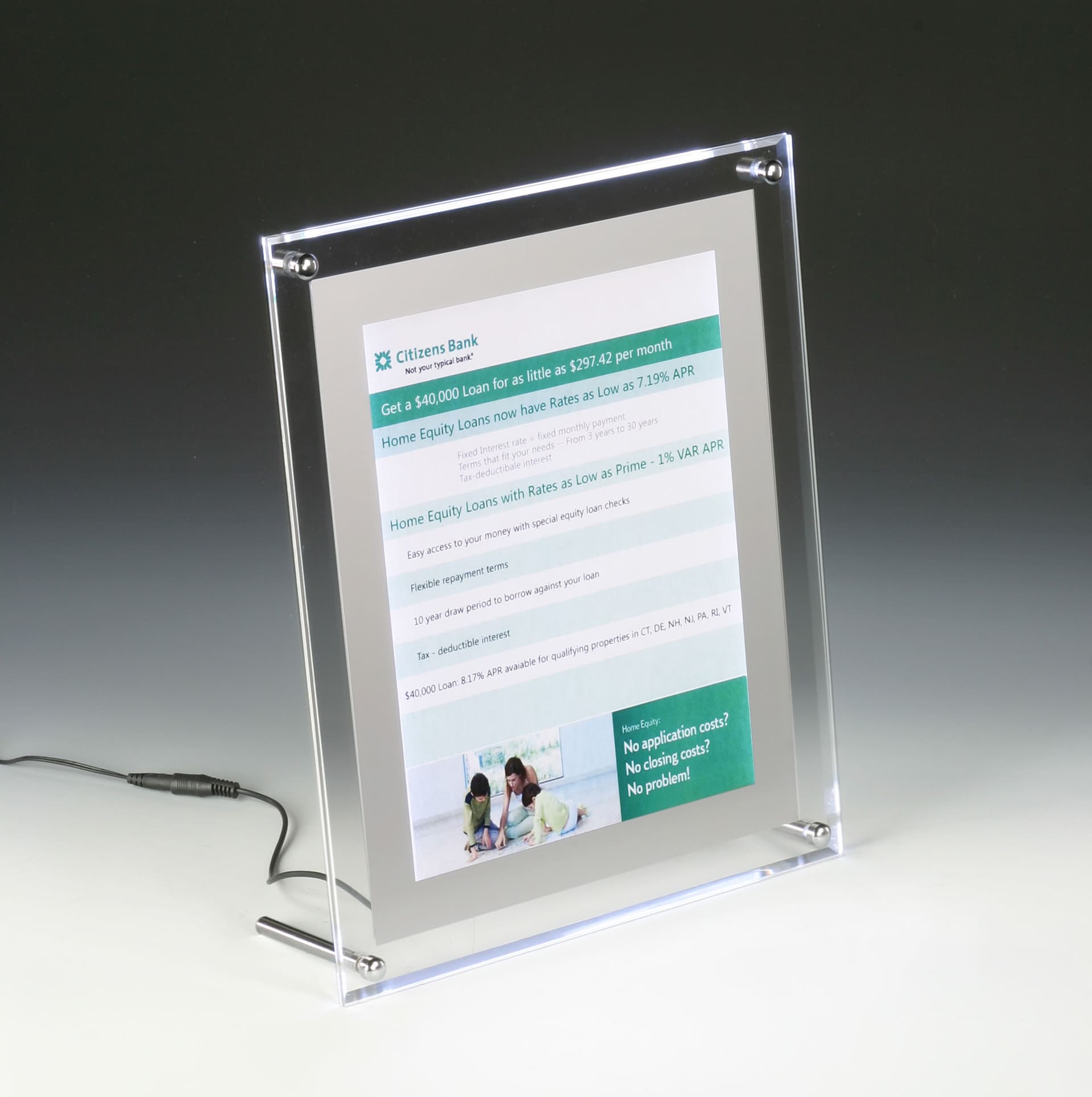 Backlit Picture Frame