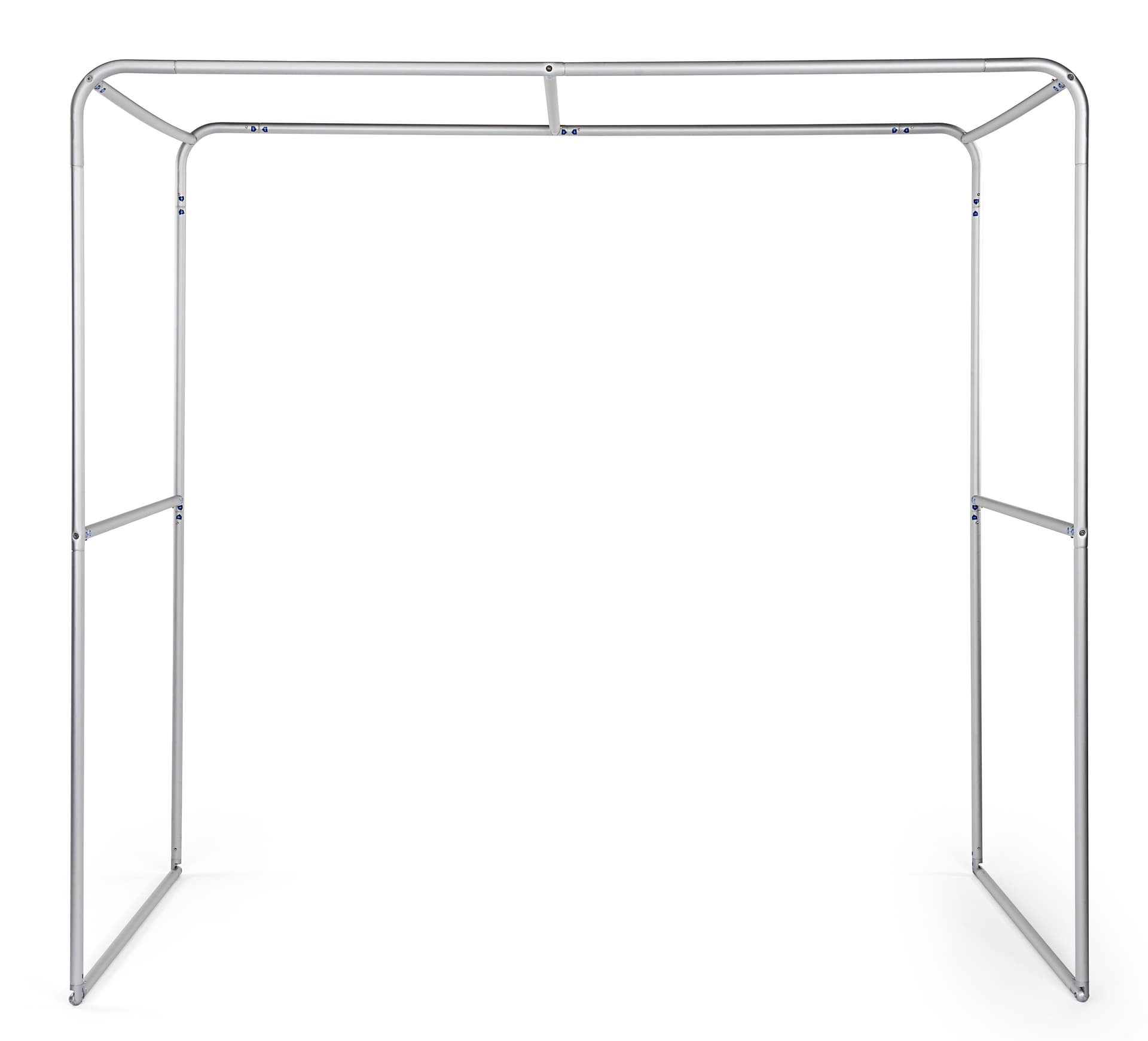 Custom square trade show booth arch with lightweight aluminum frame