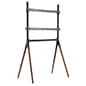 Artistic Sawhorse TV Stand, Fits Screens 49”- 70”, Wooden Legs 