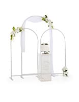 Metal arch frames with freestanding design