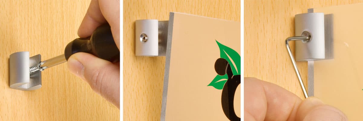 Sign Support Holds Signs At A Perpendicular Angle To Any Wall
