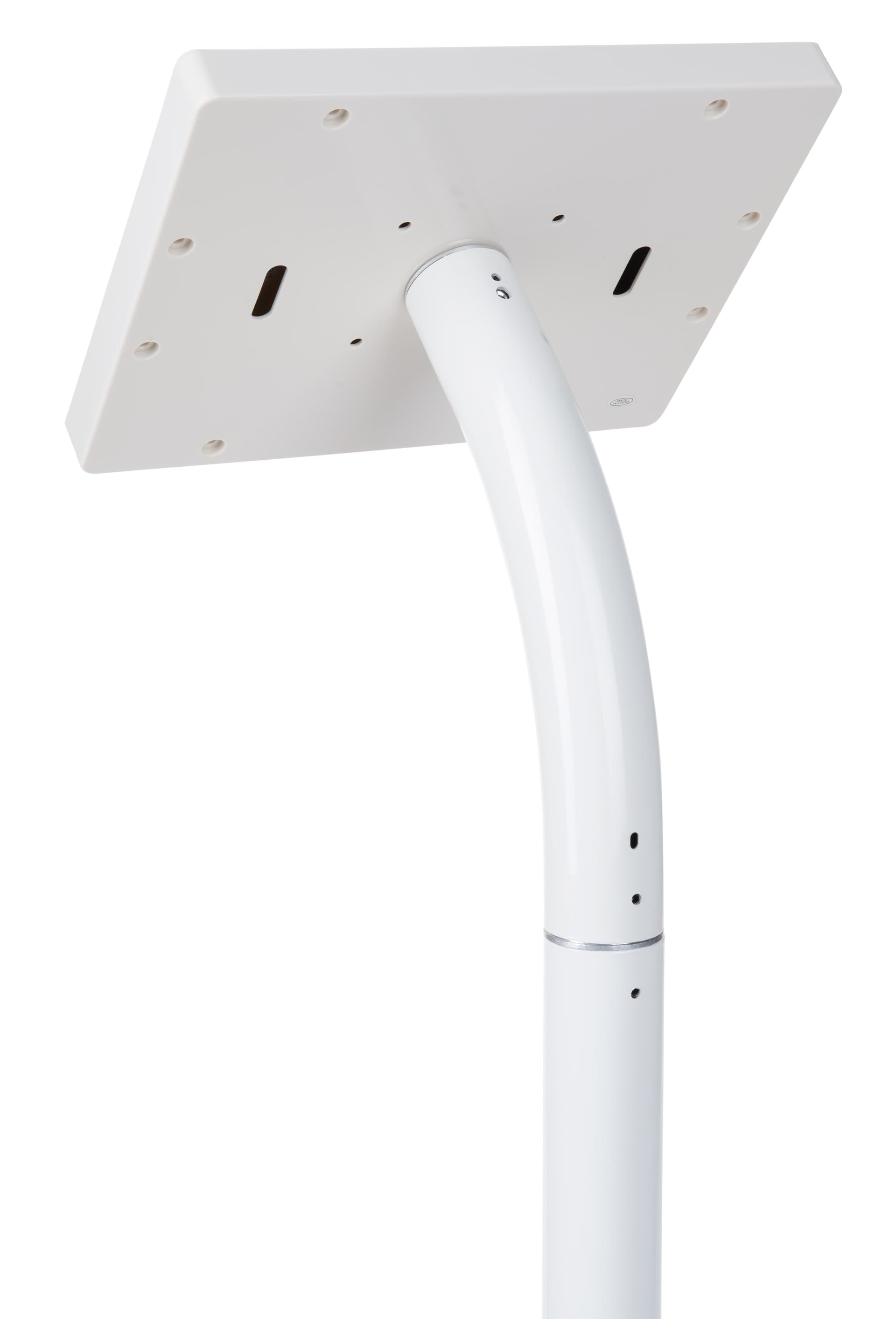 iPad foam board banner floor stand with landscape or portrait orientation options