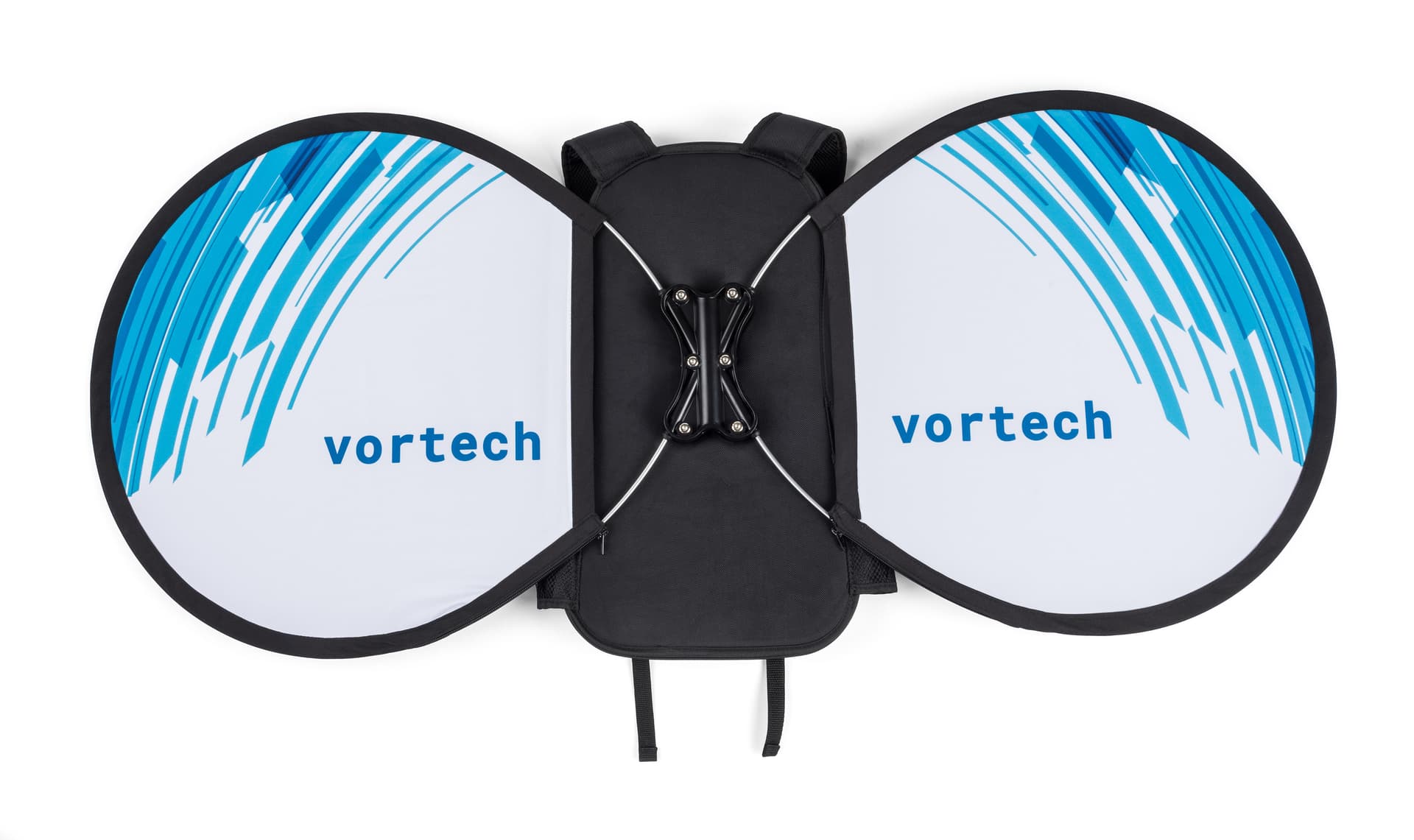 Custom printed o-shape wearable advertising backpack