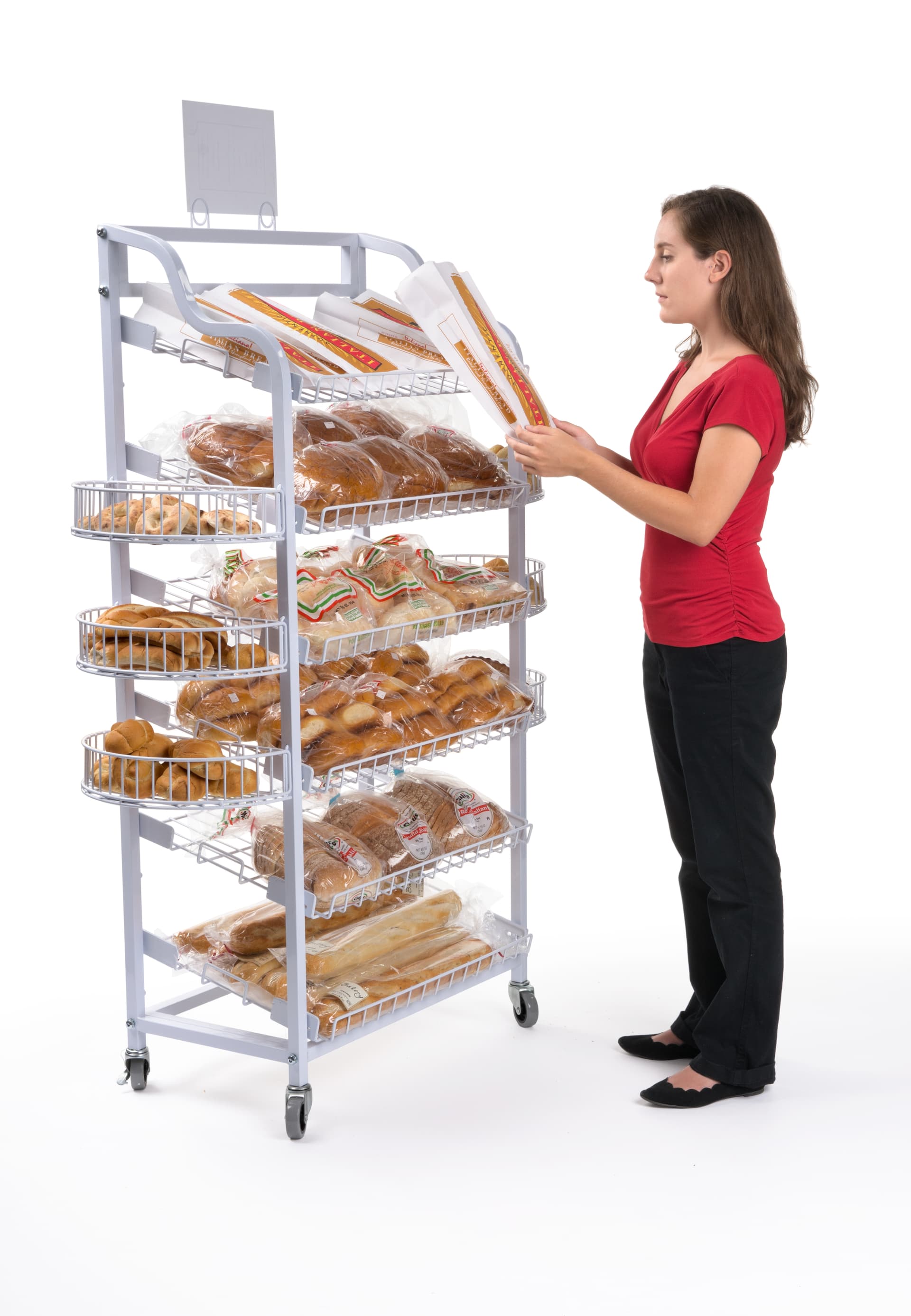 Bakery Stands | (6) Side Shelf Attachments | Displays2Go