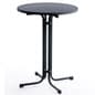 31 x 42 Round Cocktail Table - Black