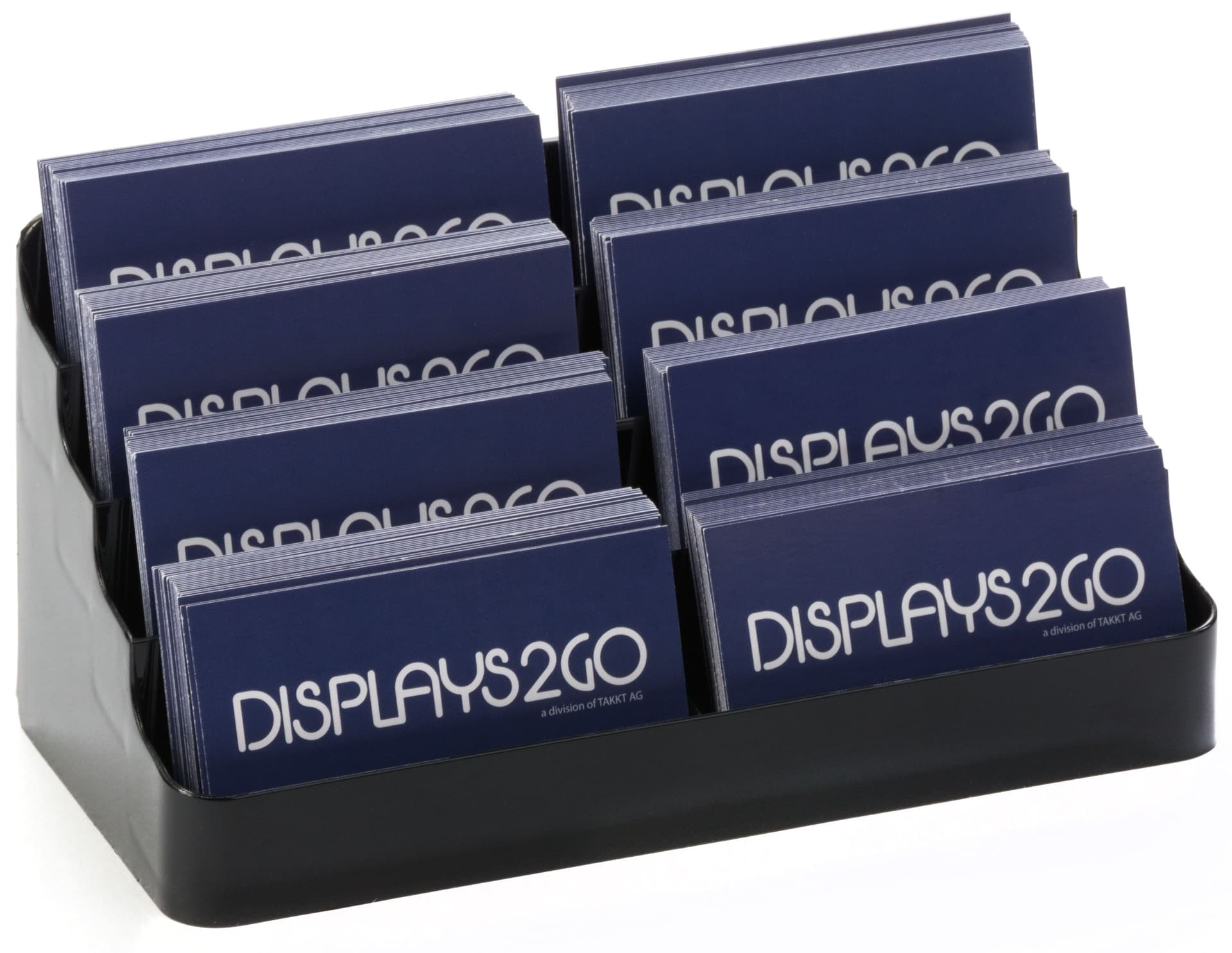 4-Tiered Eight Pocket Business Card Holder