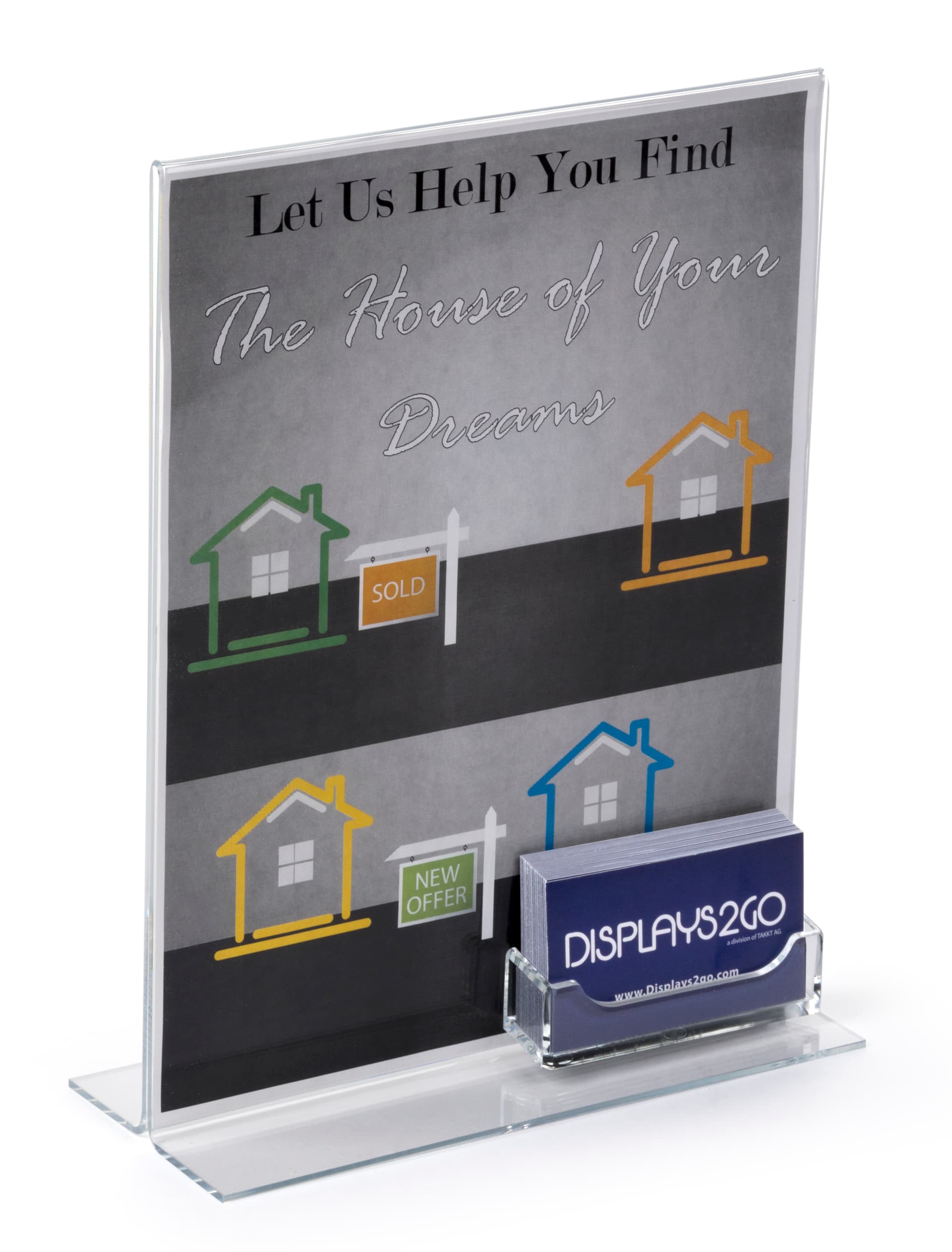 8.5" x 11" Prints Custom Business Card Holder
