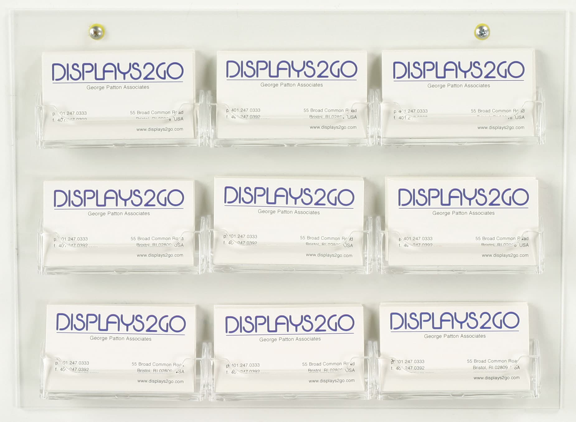Business Card Holder Wall Mount