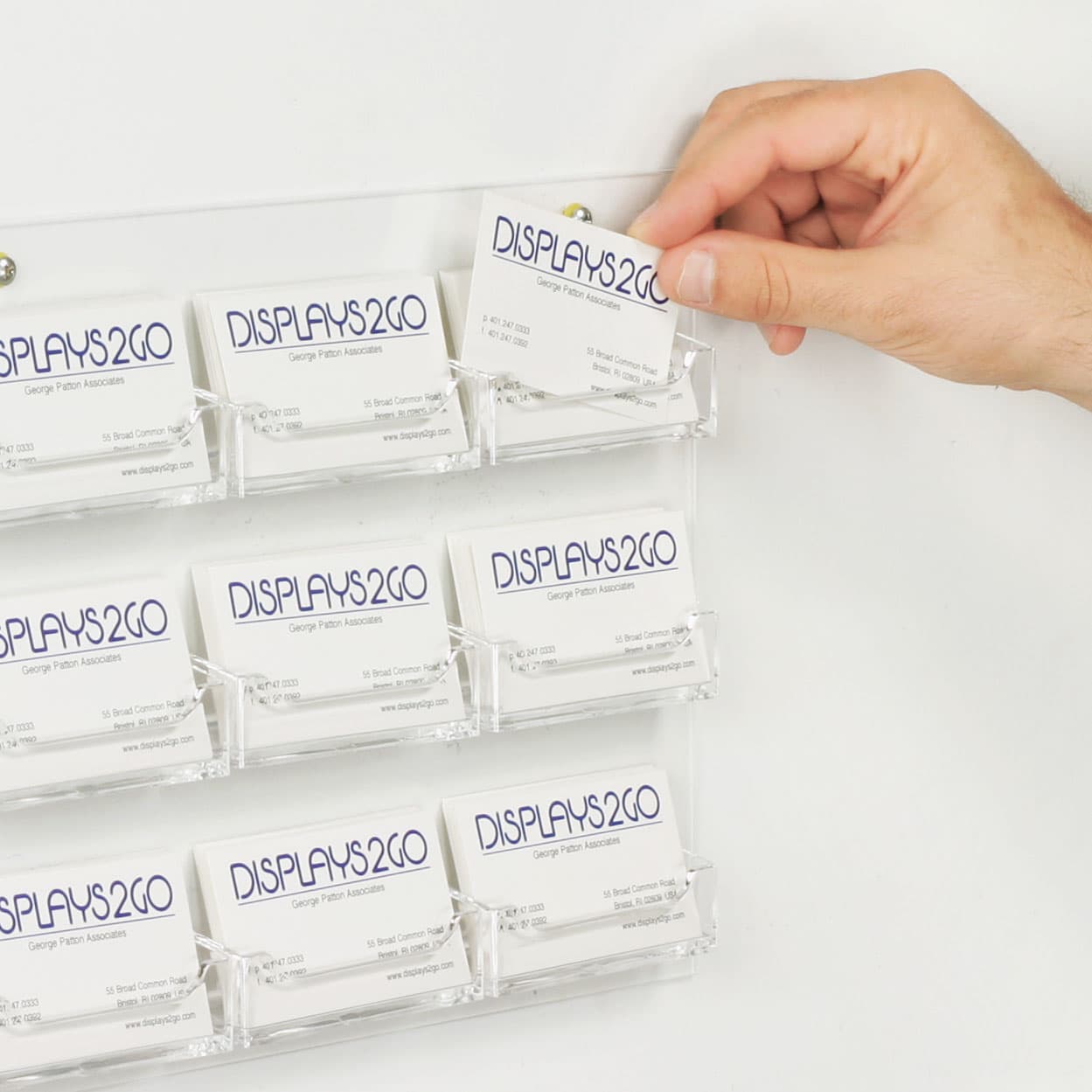 Business Card Holder Wall Mount