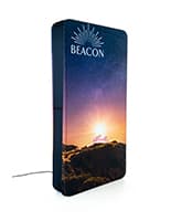 Beacon illuminated portable backdrop measure 4 ft wid