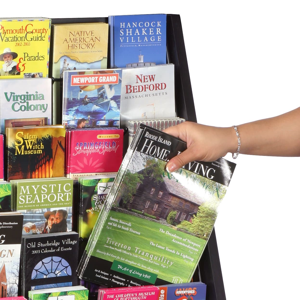 literature stand