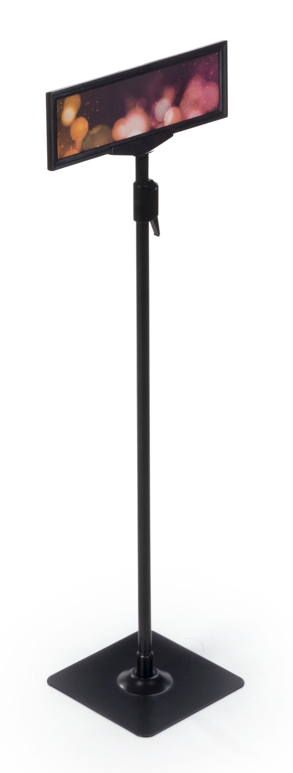 11" x 3.5" Floor Sign Holder with Top Loading Frame