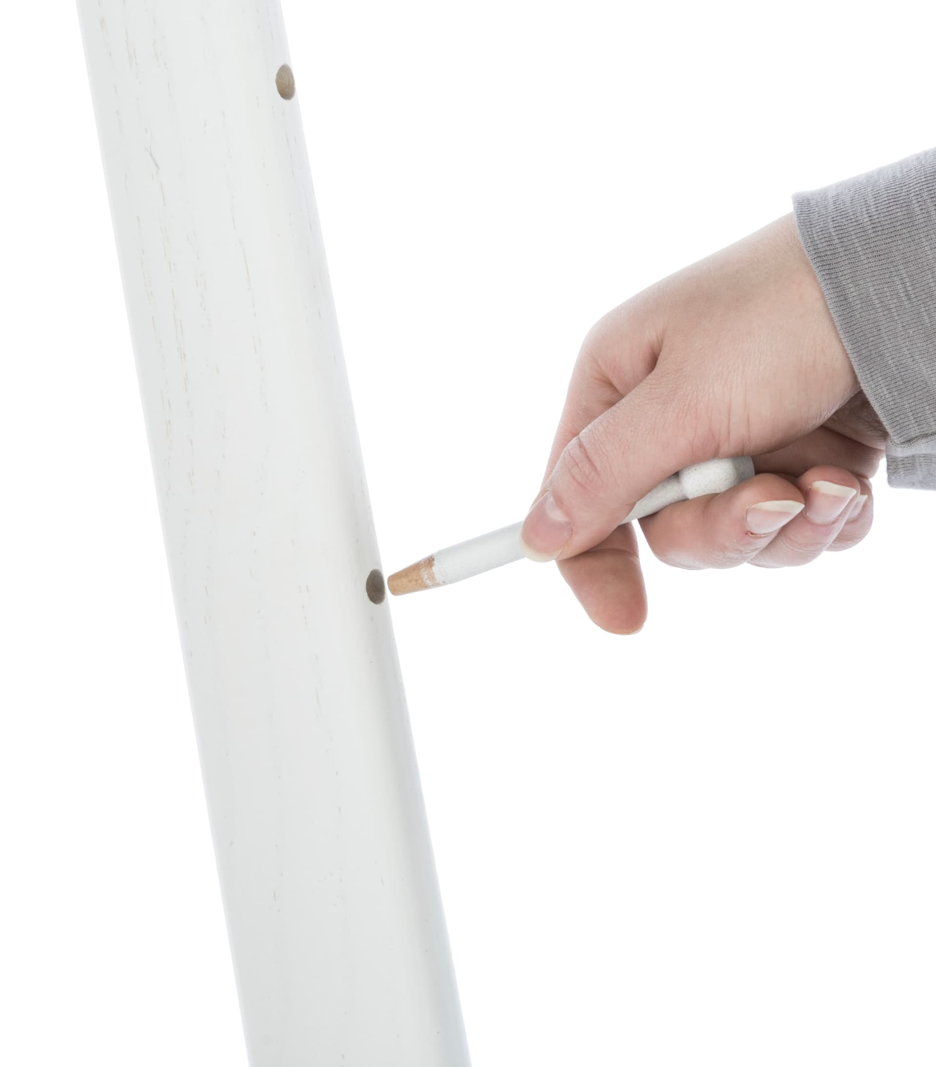 White Wooden Easel for Studio Use