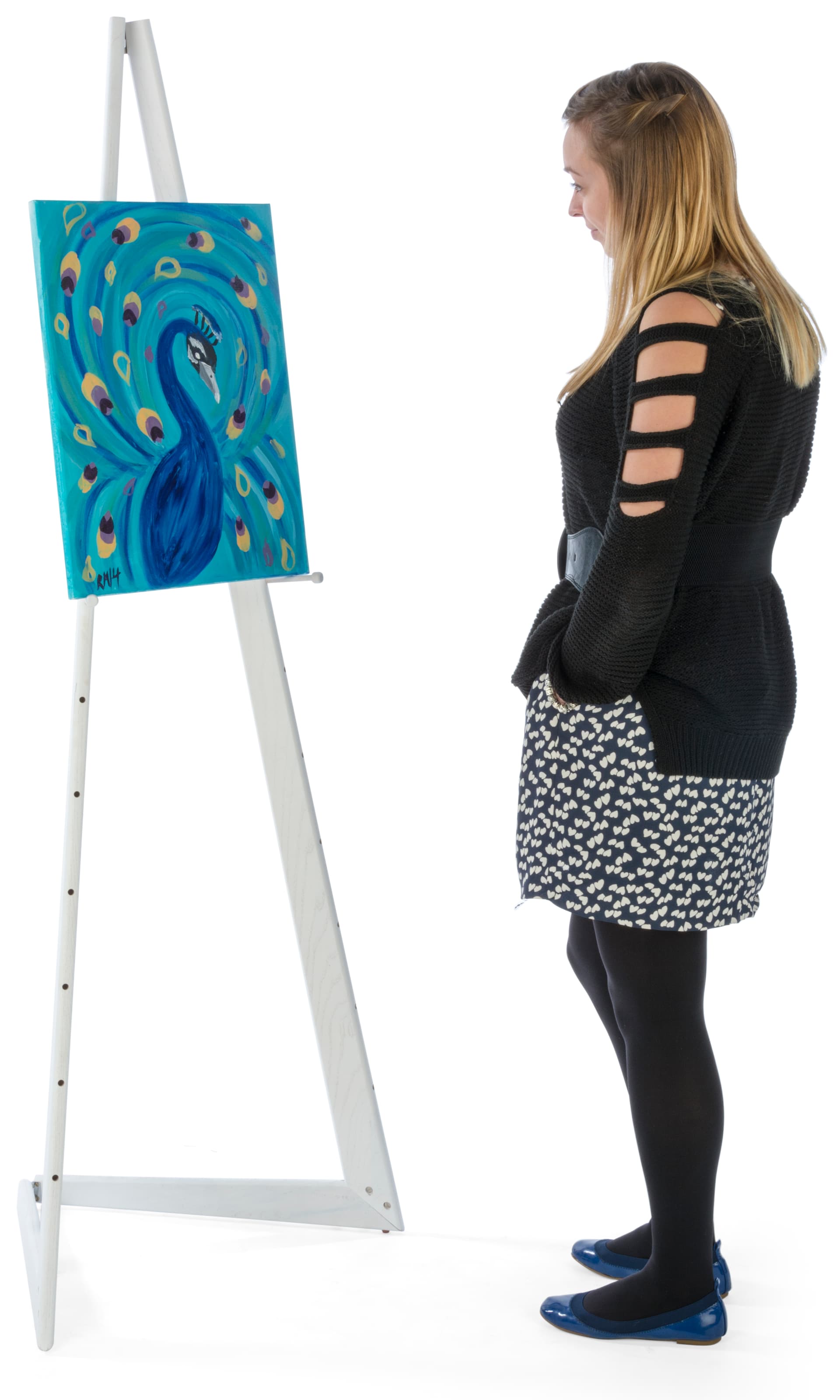White Wooden Easel is Perfect for Promotional Signage