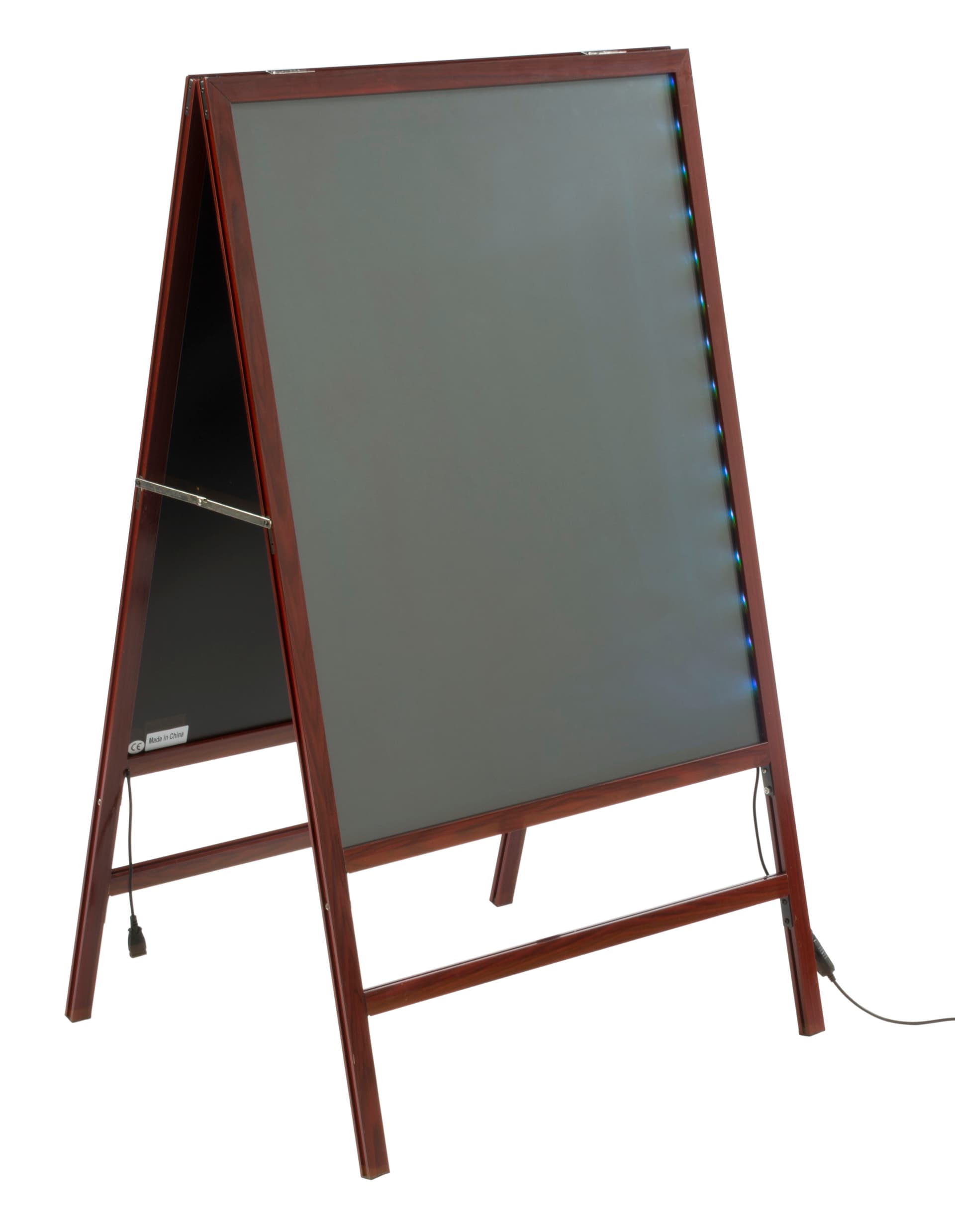 Collapsible A-Frame Glass Writeboard