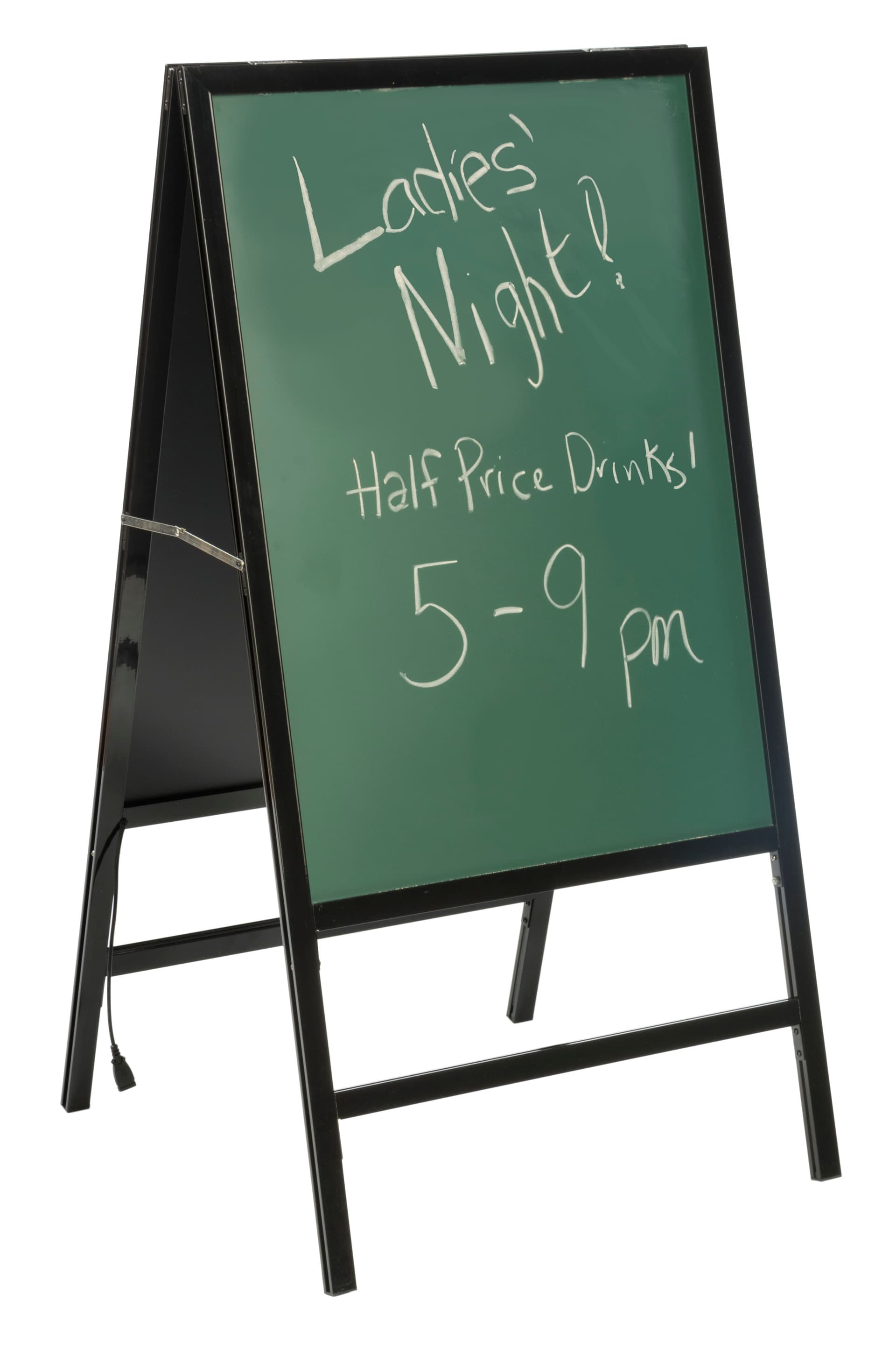 Dual-Sided LED Board | Light Up Sign & Magnetic Chalkboard Panel ...