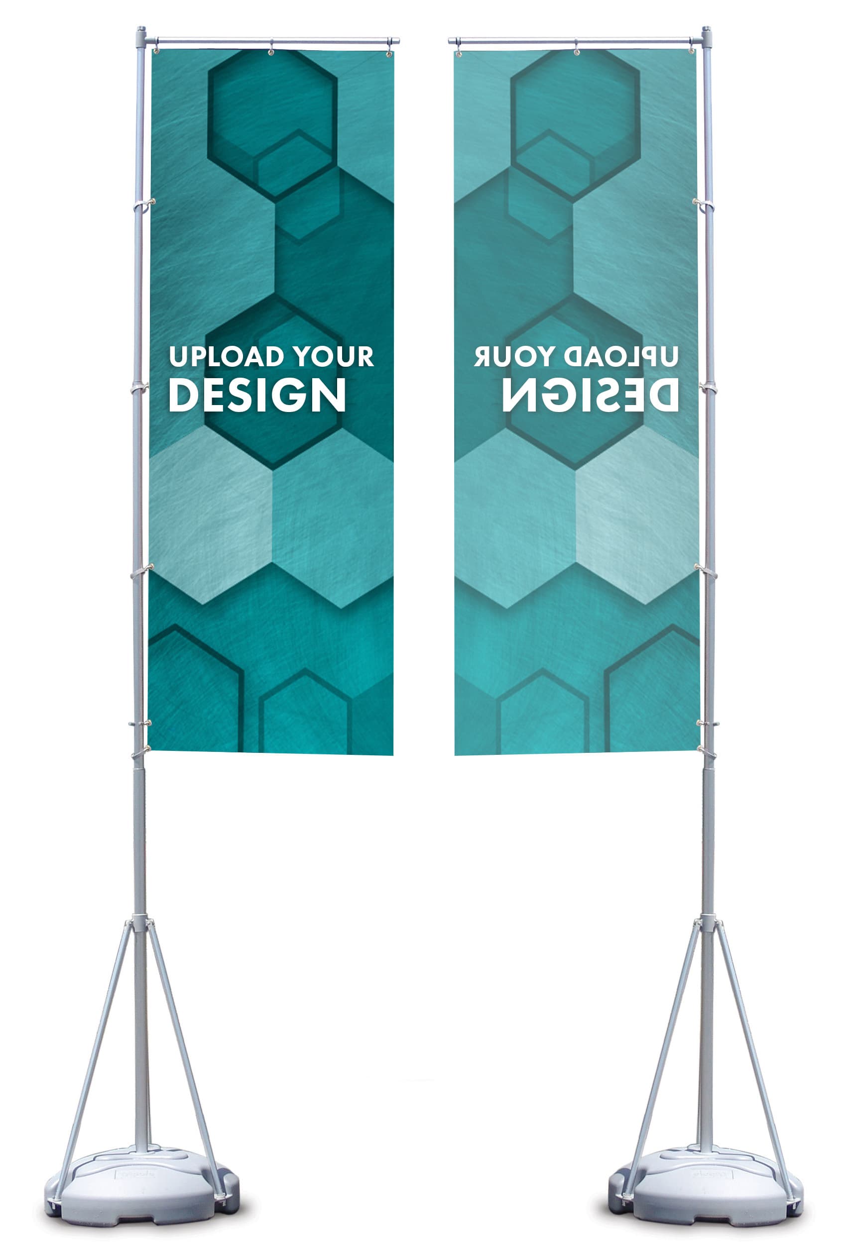 13' marketing flag with single sided printing 