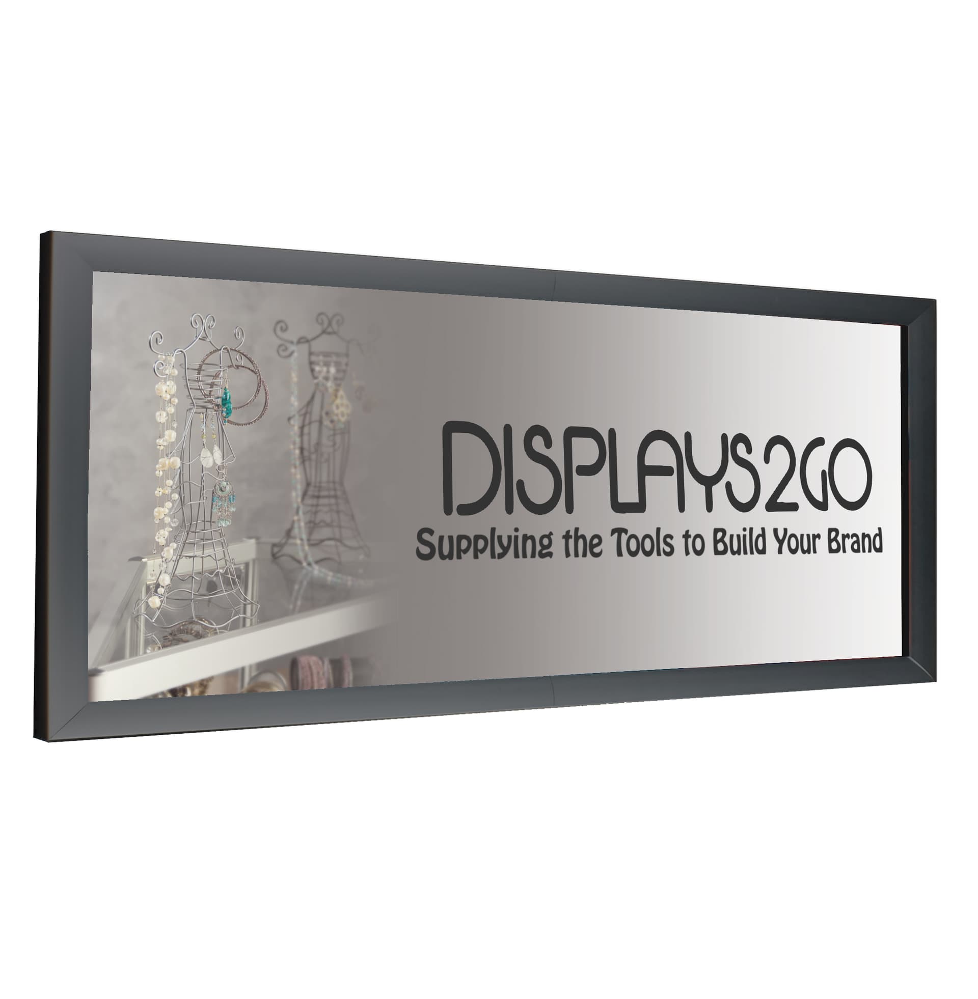 4' x 7' Black Banner Stretching Frame for Outdoor Use