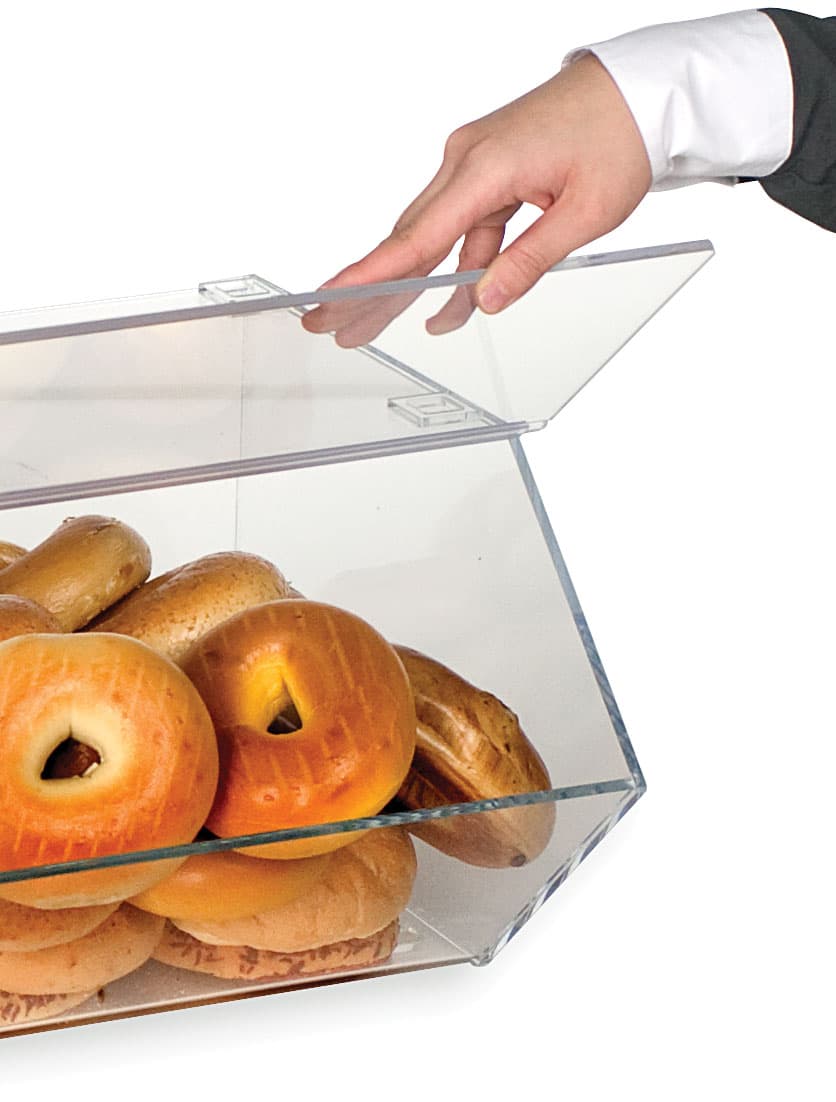 Bagel Bin With Connectors For Stacking Capability