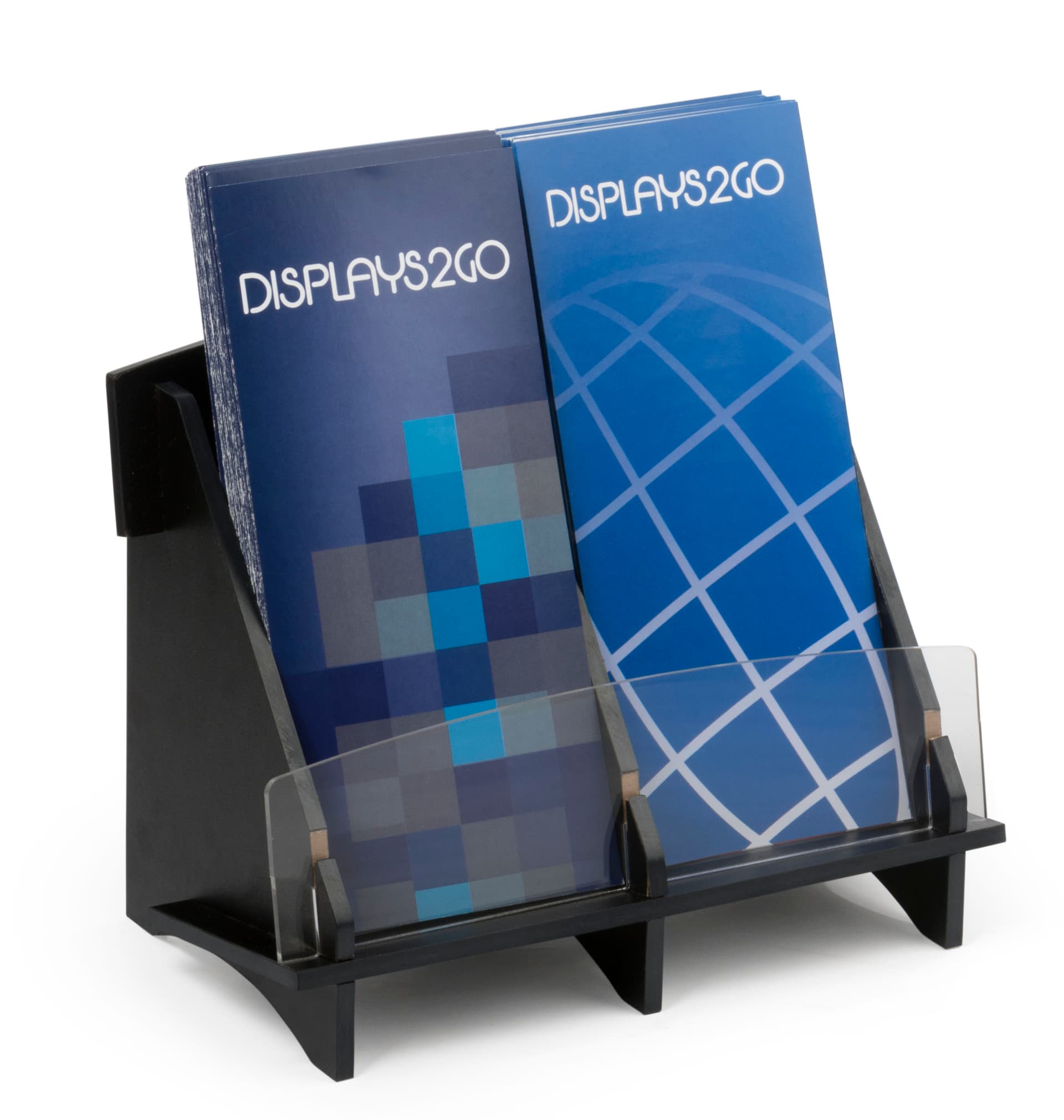 Travel Flyer Display | Acrylic Front Panel | Displays2Go