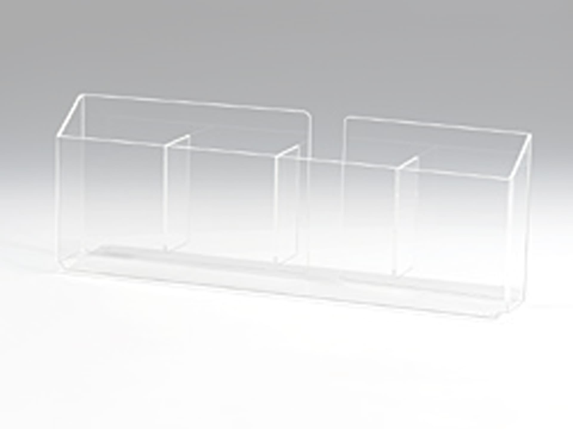 Table top pamphlet dispenser with 4-pocket design