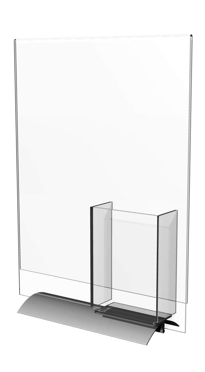 Stand Up 11” x 14” Sign Frame is Bottom Loading