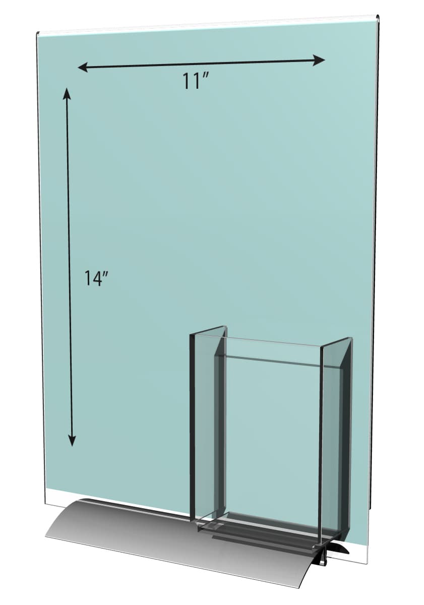 Stand Up 11” x 14” Sign Frame, Upscale Design
