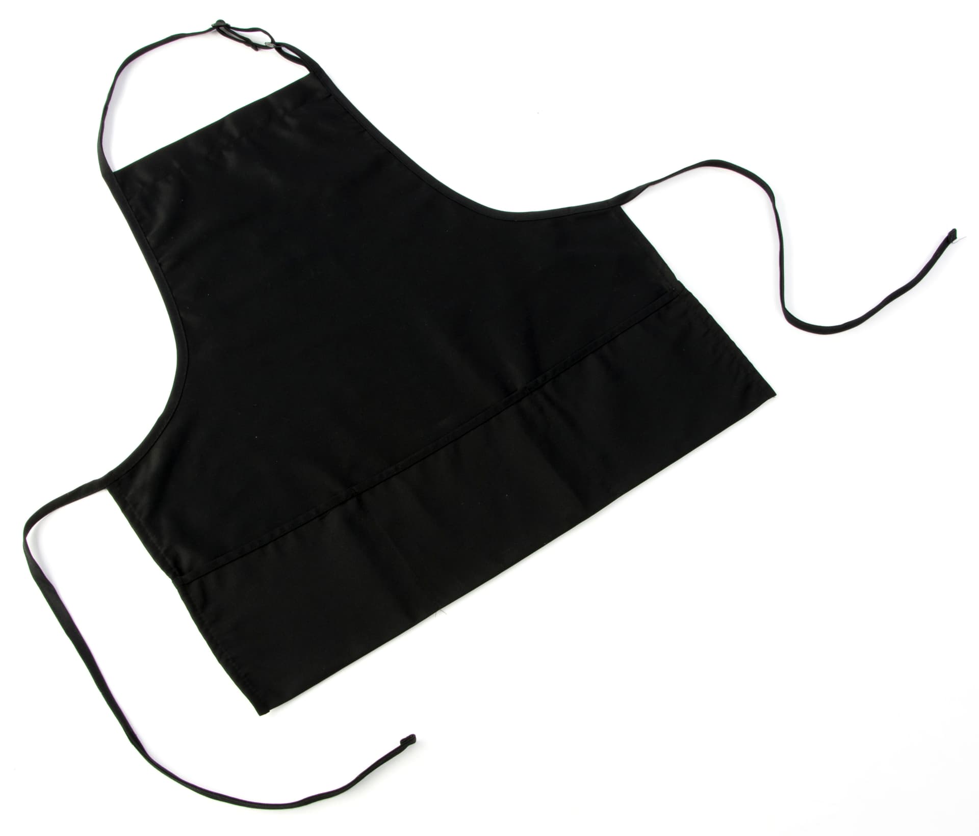 Black Bib Apron with Pockets