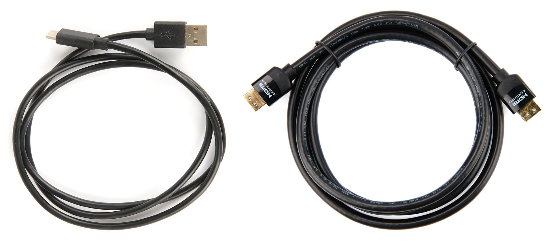 BrightSign compact external digital media player compatible with included cables and micro SD card