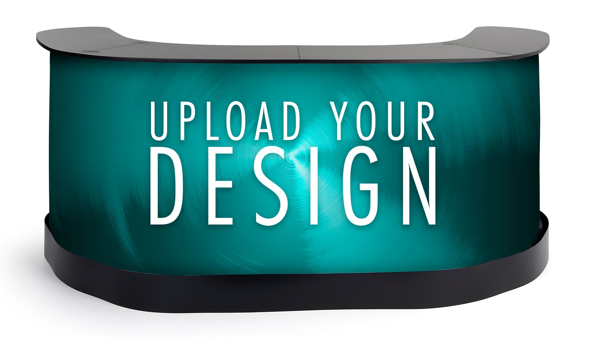 Shipping case counter kit with upload your artwork feature