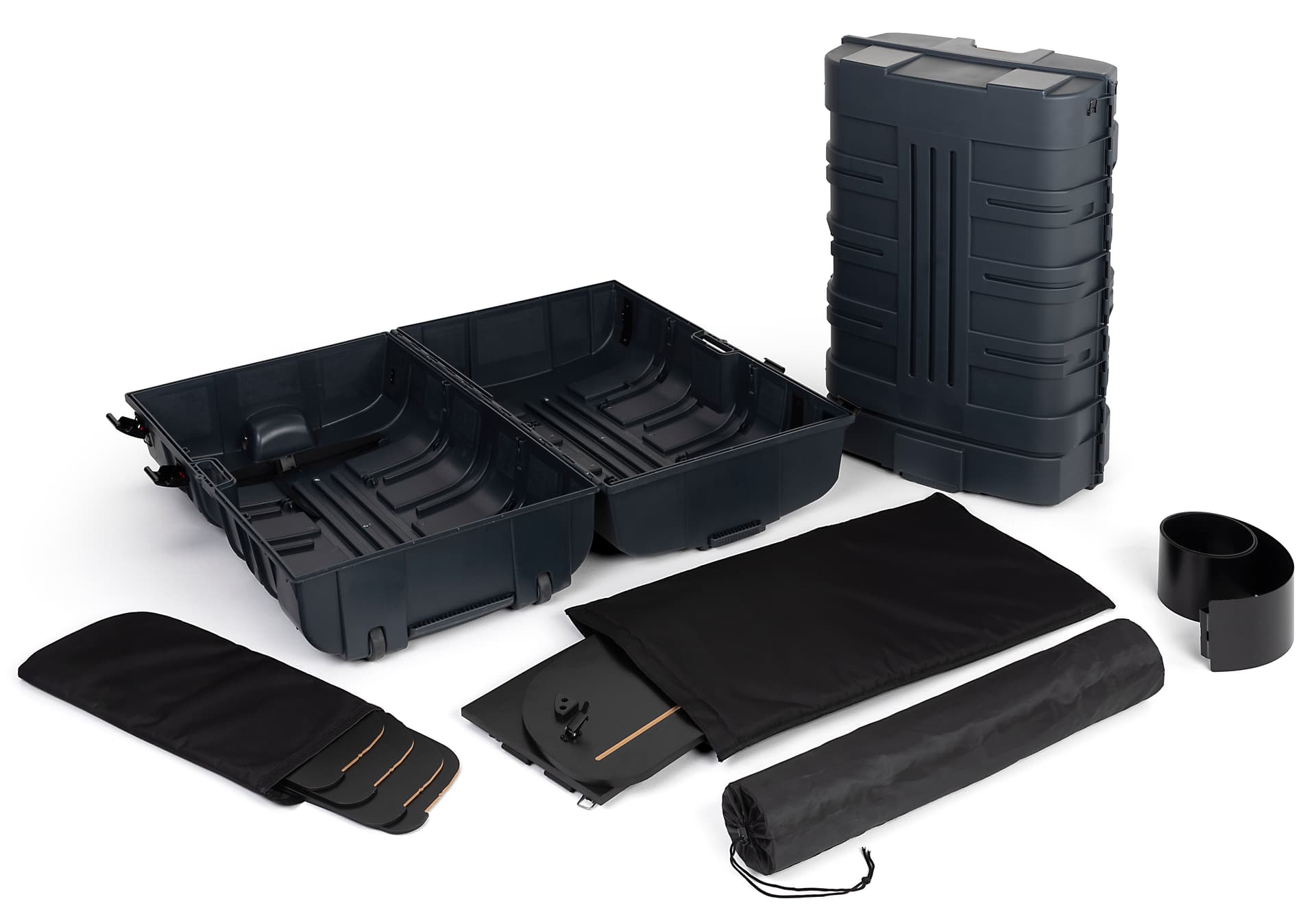 Shipping case counter kit with included accessories