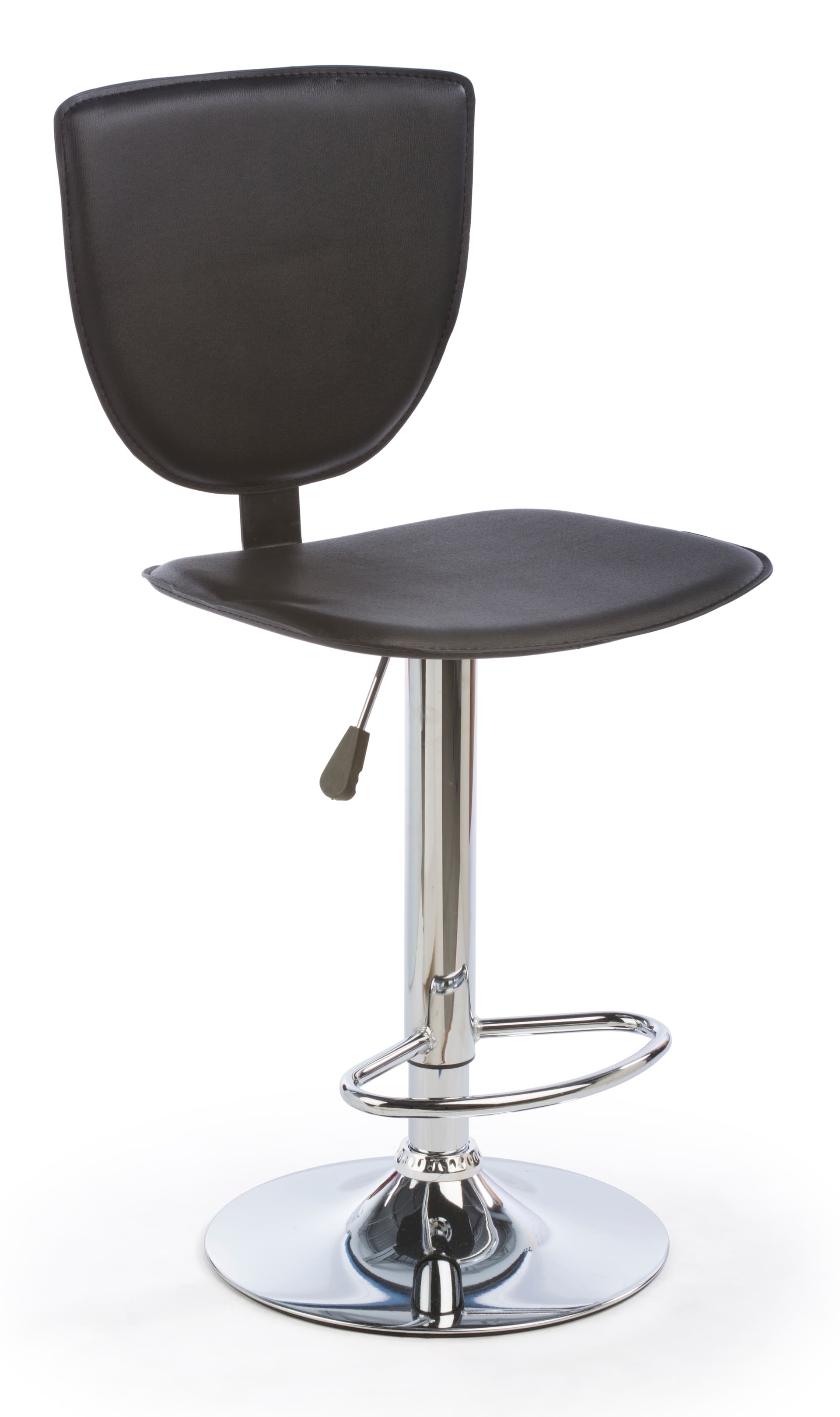 High Back Bar Stool, Adjusts from 23"-31" Tall